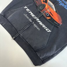 Balenciag*/巴黎Blcg Fall25 巴黎X兰博基尼联名系列汽车连帽卫衣 25ss的巴黎世家 Balenciag*/巴黎Blcg Fall25 巴黎X兰博基尼联名系列汽车连帽卫衣 25ss的巴黎世家