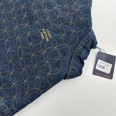 1V/路易 联名nigo靴线绣花牛仔棉服原29,600购入,nigo联名系列。定制原版斜纹全棉牛仔面料, 1V/路易 联名nigo靴线绣花牛仔棉服原29,600购入,nigo联名系列。定制原版斜纹全棉牛仔面料,