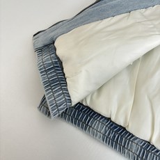 Miu Mi*/缪缪 灯芯绒领做旧牛仔棉服夹克定制日本进口12oz斜纹编织丹宁面料,纱线经环锭纺处理,保 Miu Mi*/缪缪 灯芯绒领做旧牛仔棉服夹克定制日本进口12oz斜纹编织丹宁面料,纱线经环锭纺处理,保