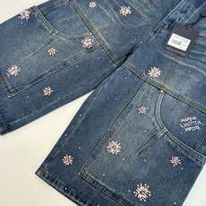 1V/路易 25FW 手工樱花水钻刺绣牛仔短裤原45500购入,由意大利进口高密度器械编织,纹路清晰,定 1V/路易 25FW 手工樱花水钻刺绣牛仔短裤原45500购入,由意大利进口高密度器械编织,纹路清晰,定