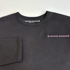Chrome Heart*/克罗心 USA限定CH黑粉华夫格面料采用280克全棉华夫格双层材质 印花采 Chrome Heart*/克罗心 USA限定CH黑粉华夫格面料采用280克全棉华夫格双层材质 印花采