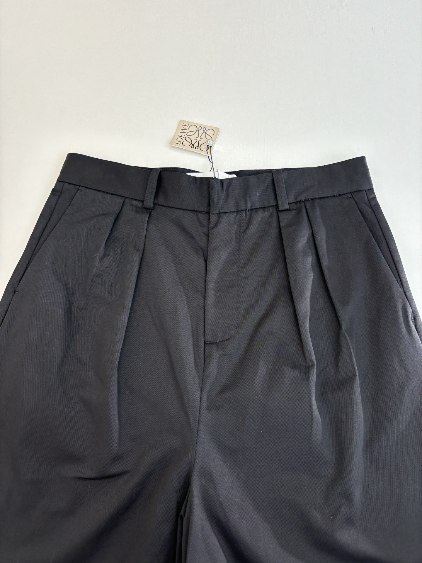 Loew*/罗意威 25SS棉质褶裥长裤Size：46/48/50/52