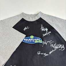 Balenciag*/巴黎 Blcg拼接插肩短袖32S双纱拉架 270g。纯棉质织物组织结构为平纹,面料 Balenciag*/巴黎 Blcg拼接插肩短袖32S双纱拉架 270g。纯棉质织物组织结构为平纹,面料