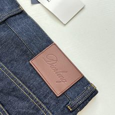 Dio*/迪奥 25FW 秋冬新款 直筒休闲牛仔长裤采用海军蓝色棉质牛仔布 后侧饰以迪奥之爱皮革标牌 腰 Dio*/迪奥 25FW 秋冬新款 直筒休闲牛仔长裤采用海军蓝色棉质牛仔布 后侧饰以迪奥之爱皮革标牌 腰