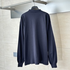 Balenciag*/巴黎Blcg 做旧字母印花长袖T恤6300购买ZP拆解打造,定制黑色平纹针织面料, Balenciag*/巴黎Blcg 做旧字母印花长袖T恤6300购买ZP拆解打造,定制黑色平纹针织面料,