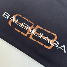 Balenciag*/巴黎Blcg 做旧字母印花长袖T恤6300购买ZP拆解打造,定制黑色平纹针织面料, Balenciag*/巴黎Blcg 做旧字母印花长袖T恤6300购买ZP拆解打造,定制黑色平纹针织面料,