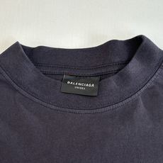 Balenciag*/巴黎Blcg 做旧字母印花长袖T恤6300购买ZP拆解打造,定制黑色平纹针织面料, Balenciag*/巴黎Blcg 做旧字母印花长袖T恤6300购买ZP拆解打造,定制黑色平纹针织面料,