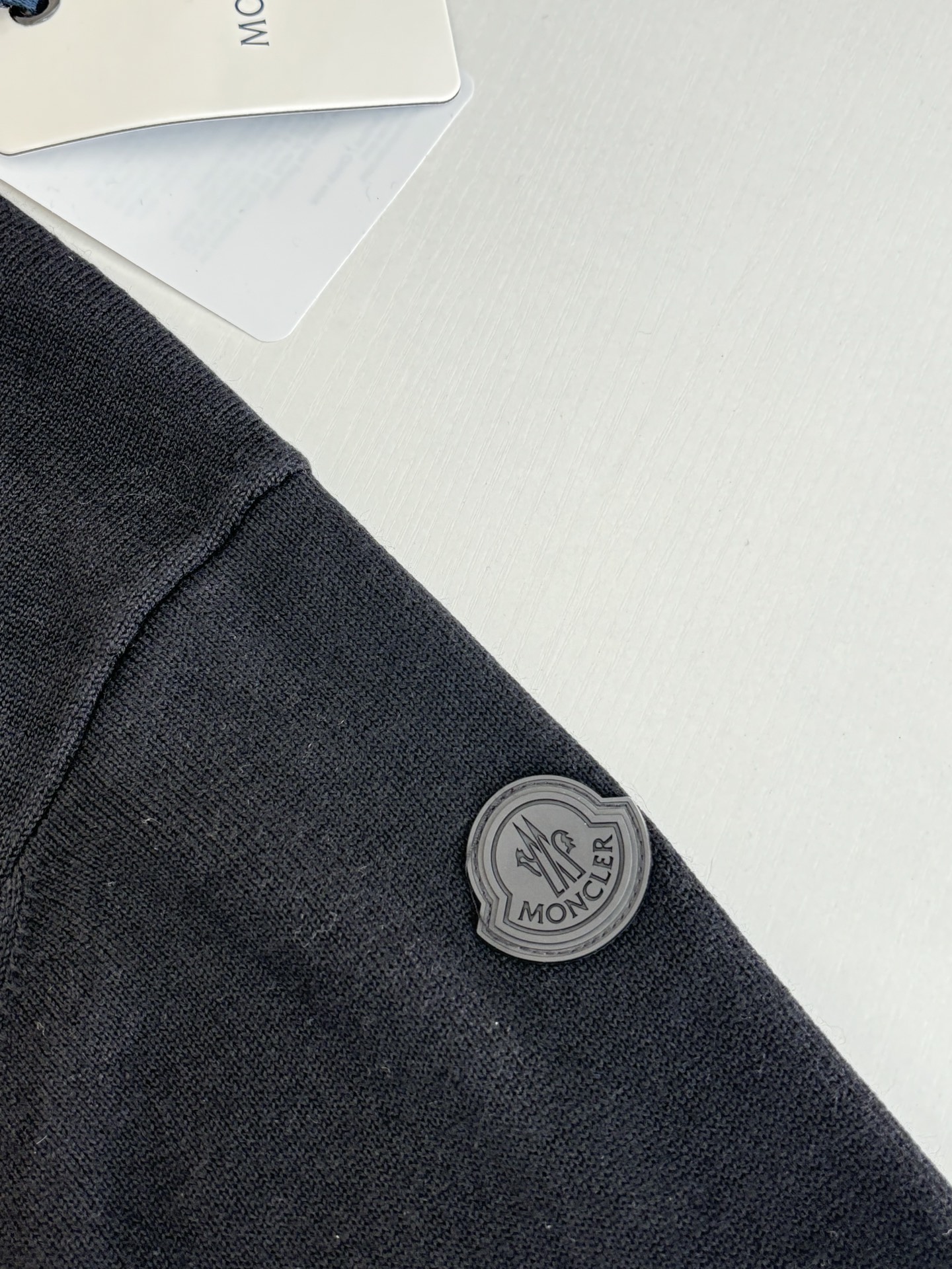 Moncle*/蒙口 25SS新款 字母标识套头长袖针织衫Size：S/M/L/XL