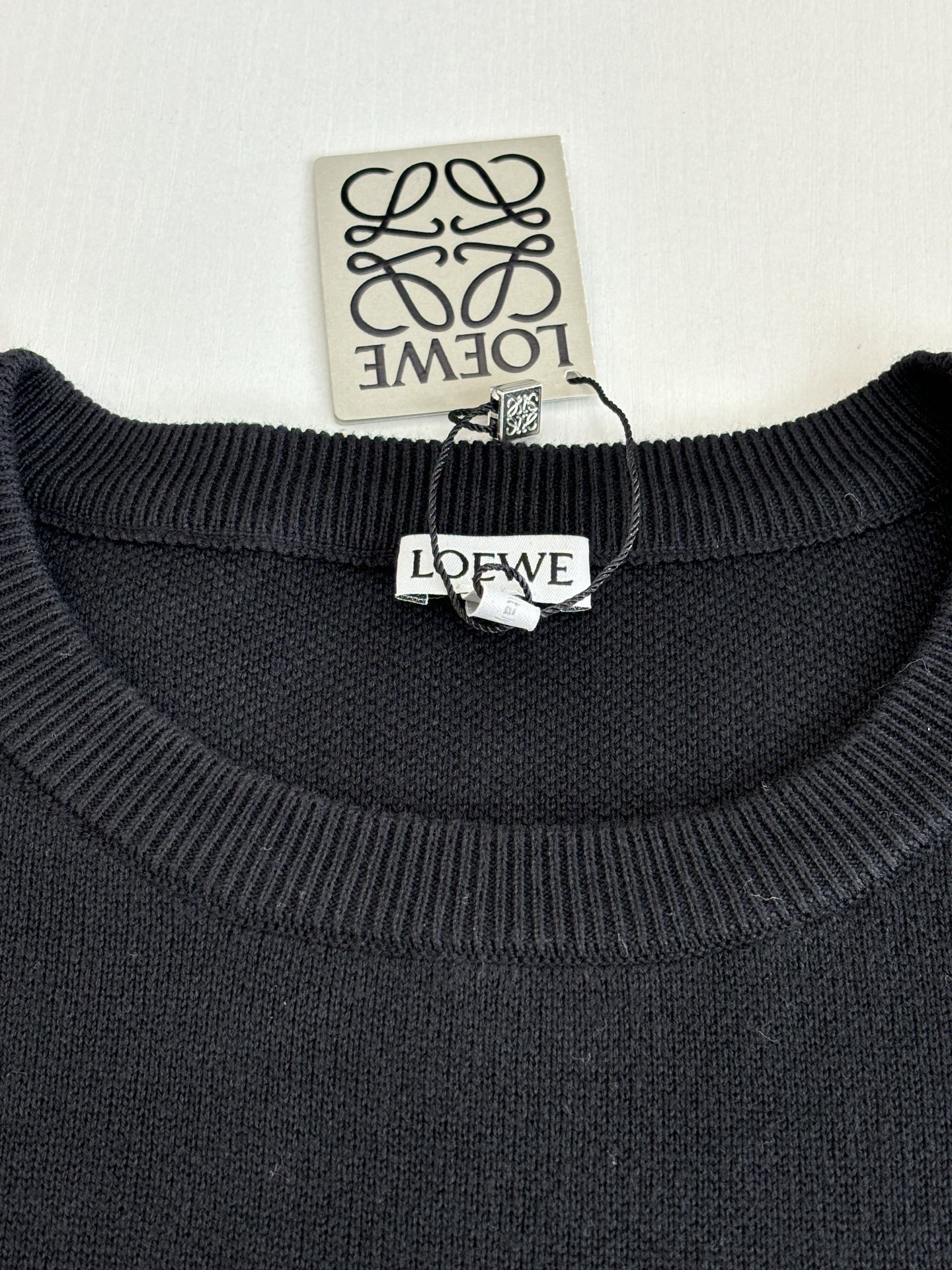 Loew*/罗意威 25新配色 Anagram口袋套头针织毛衣 Size：S/M/L/XL