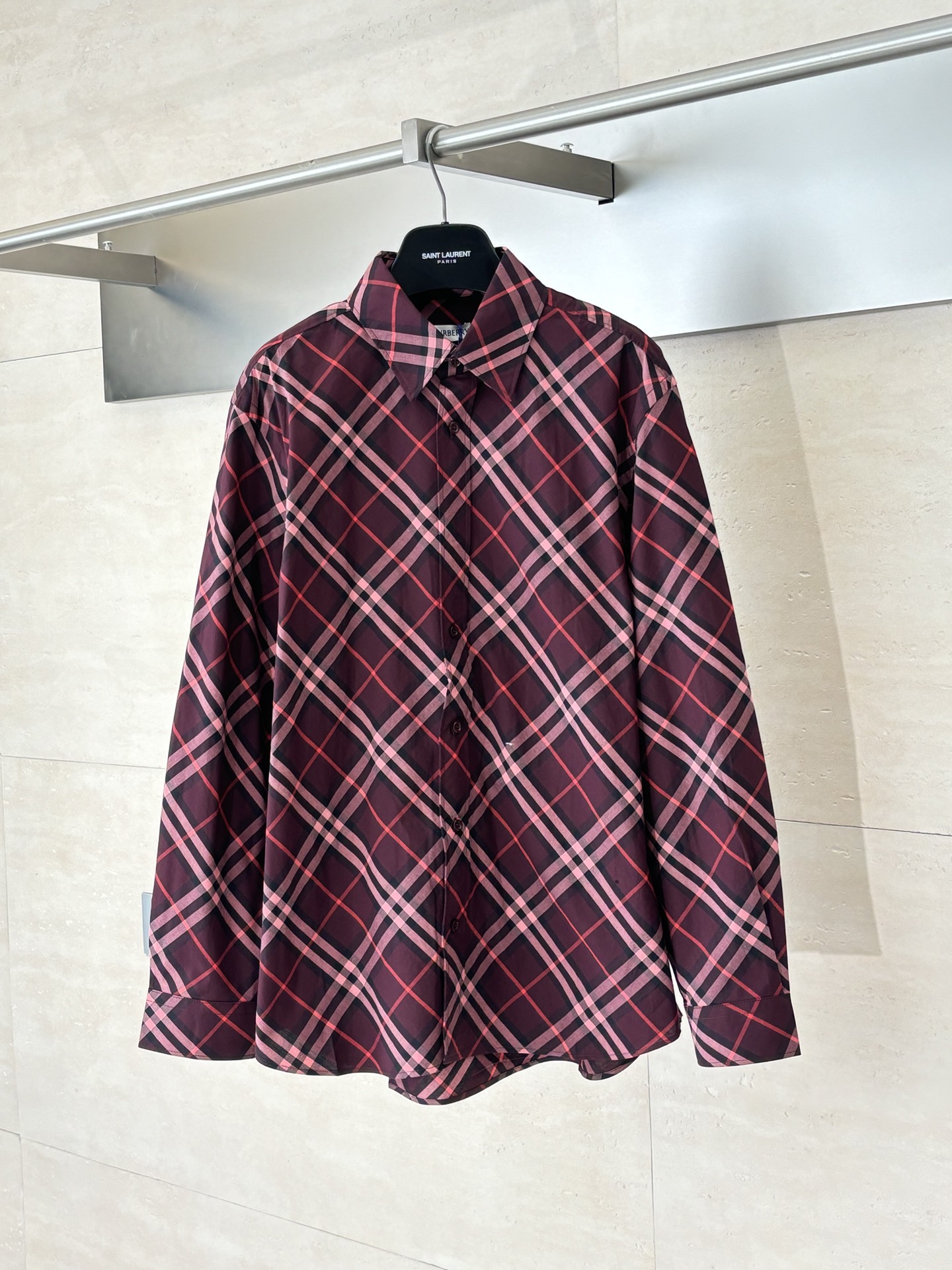 NO:540000,Burberr*/Burberry Classic Bbr tiled plaid long-sleeved shirt SizeS/M/L/XL,,burberry,burberry,shirts,alexander wang19860909Burberr*/巴宝莉 经典Bbr斜格纹长袖衬衫 SizeS/M/L/XL,,burberry,burberry,shirts,alexander wang,Men's clothing