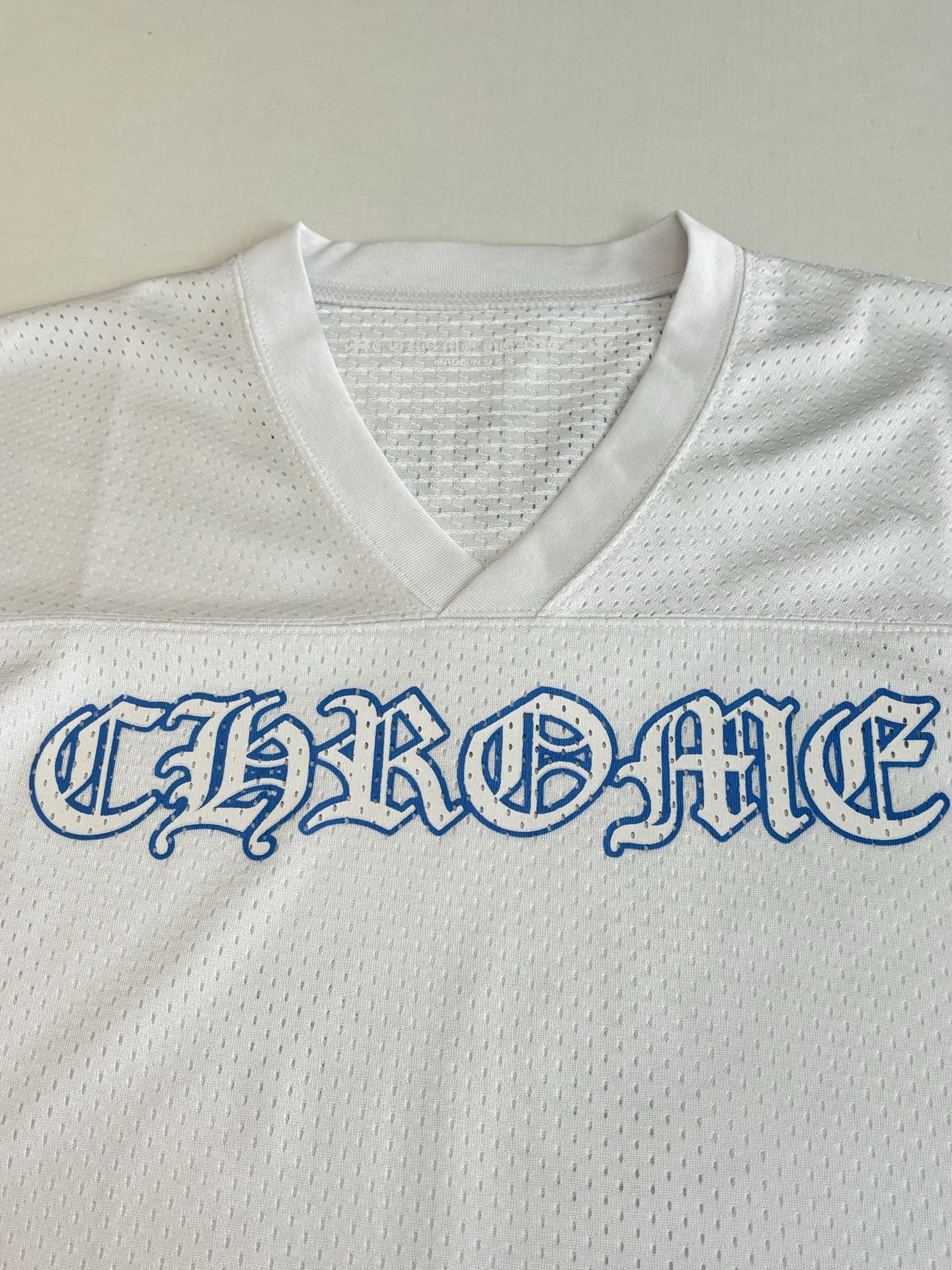 Chrome Hearts Chrome Heart*/克罗心梵文印花网眼冰球长袖