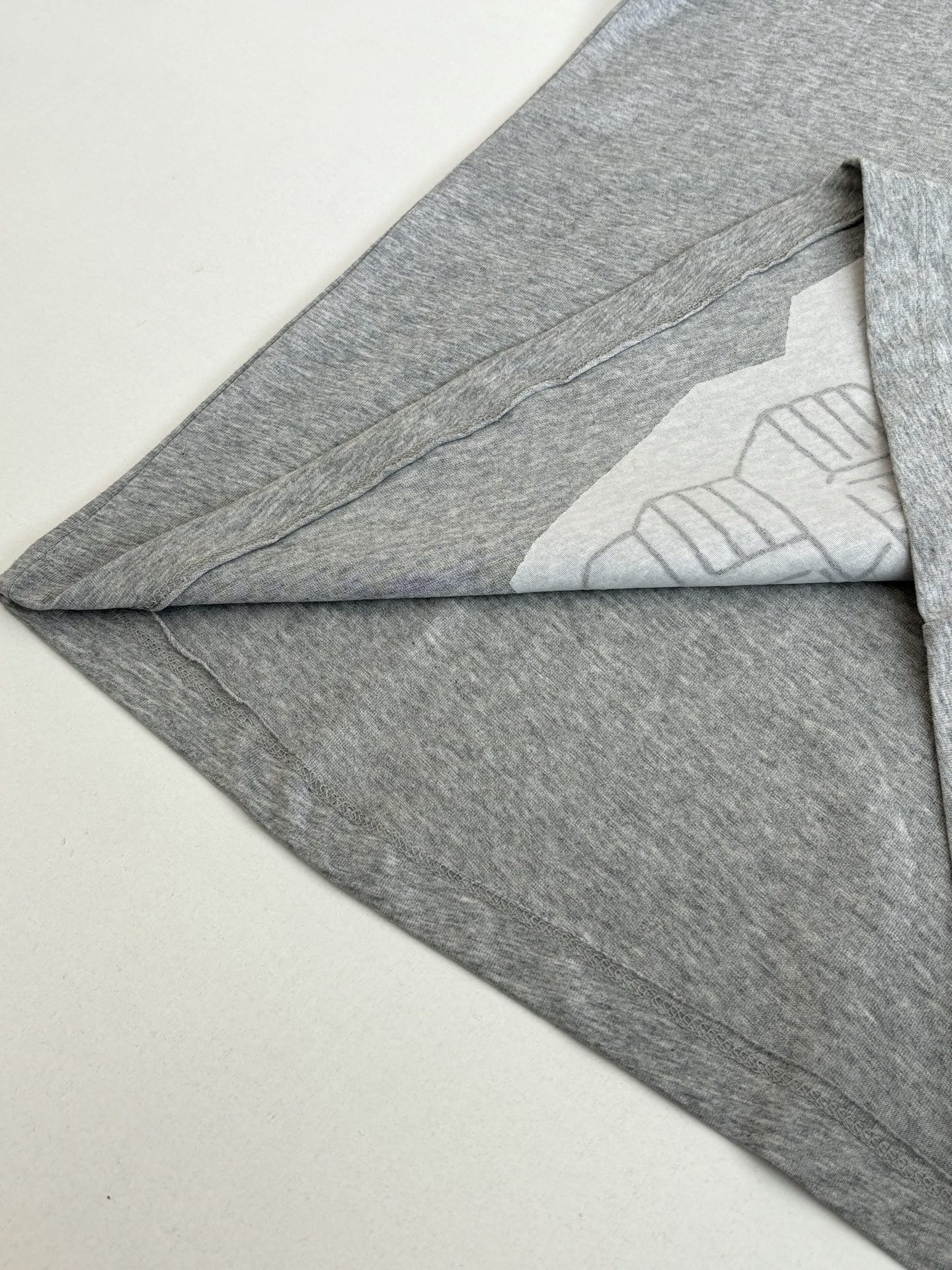 P145
Loew*/罗意威 SS26 Louis Wain 联名灰色宽松长袖T恤

进口棉质面料为基底，上身舒适透气 标志性的oversize宽松廓形与基础圆领设计 兼顾舒适体感与极简穿搭适配性

Size：S/M/L/XL