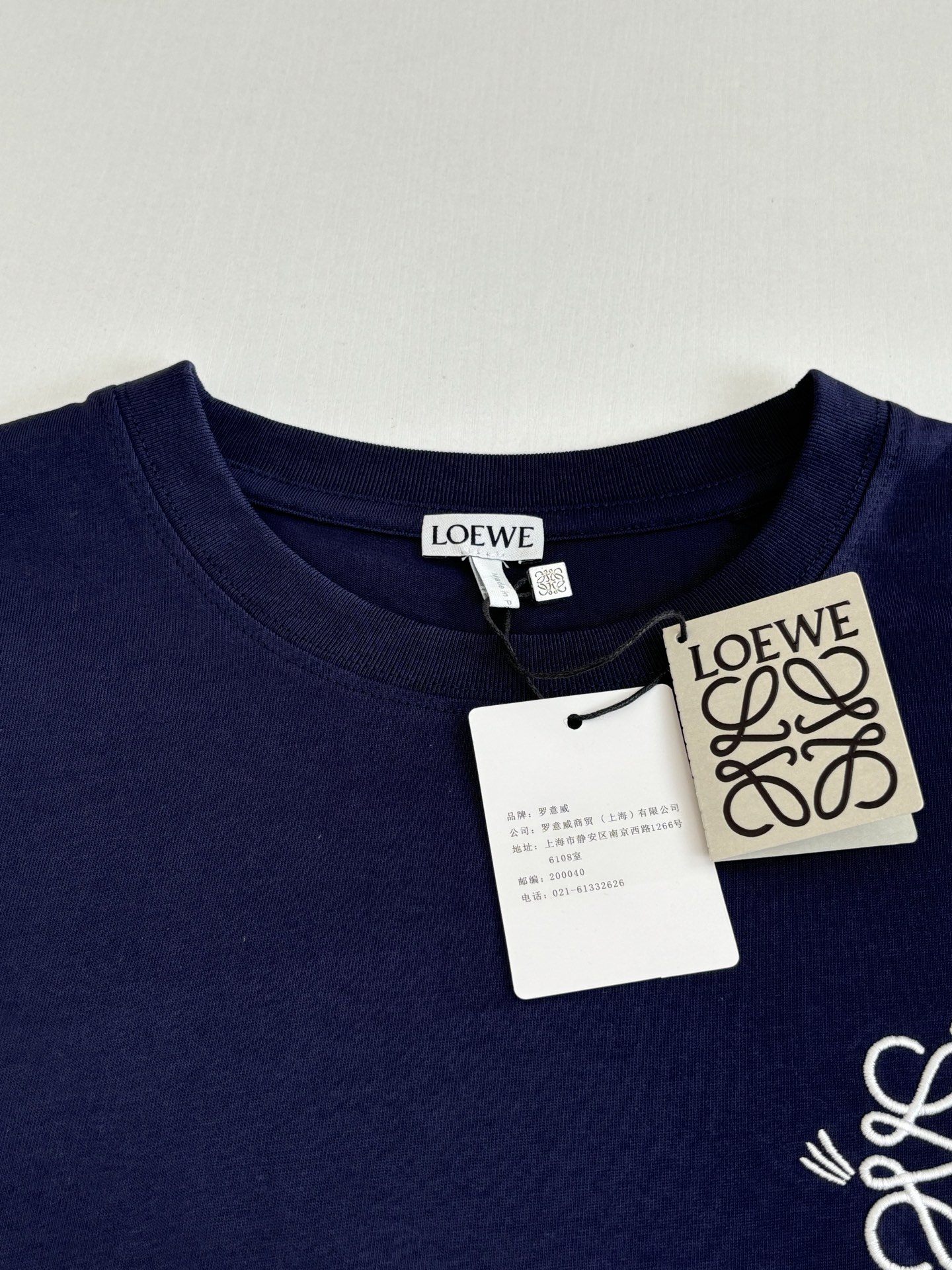 Loewe Loewe*/罗意威 26Ss早春新款小眼睛刺绣短袖T恤
