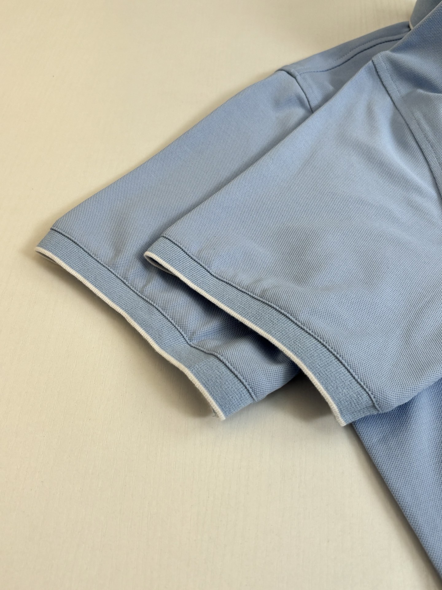 。Brunello Cucinell* BC徽标刺绣翻领短袖Polo衫定制丝光珠地弹府绸 紧致细腻 舒适