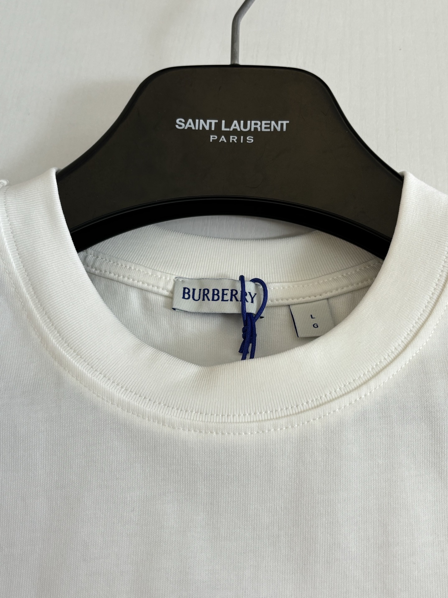 Burberry Burberr*/巴宝莉 BBr字母徽标装饰棉质短袖