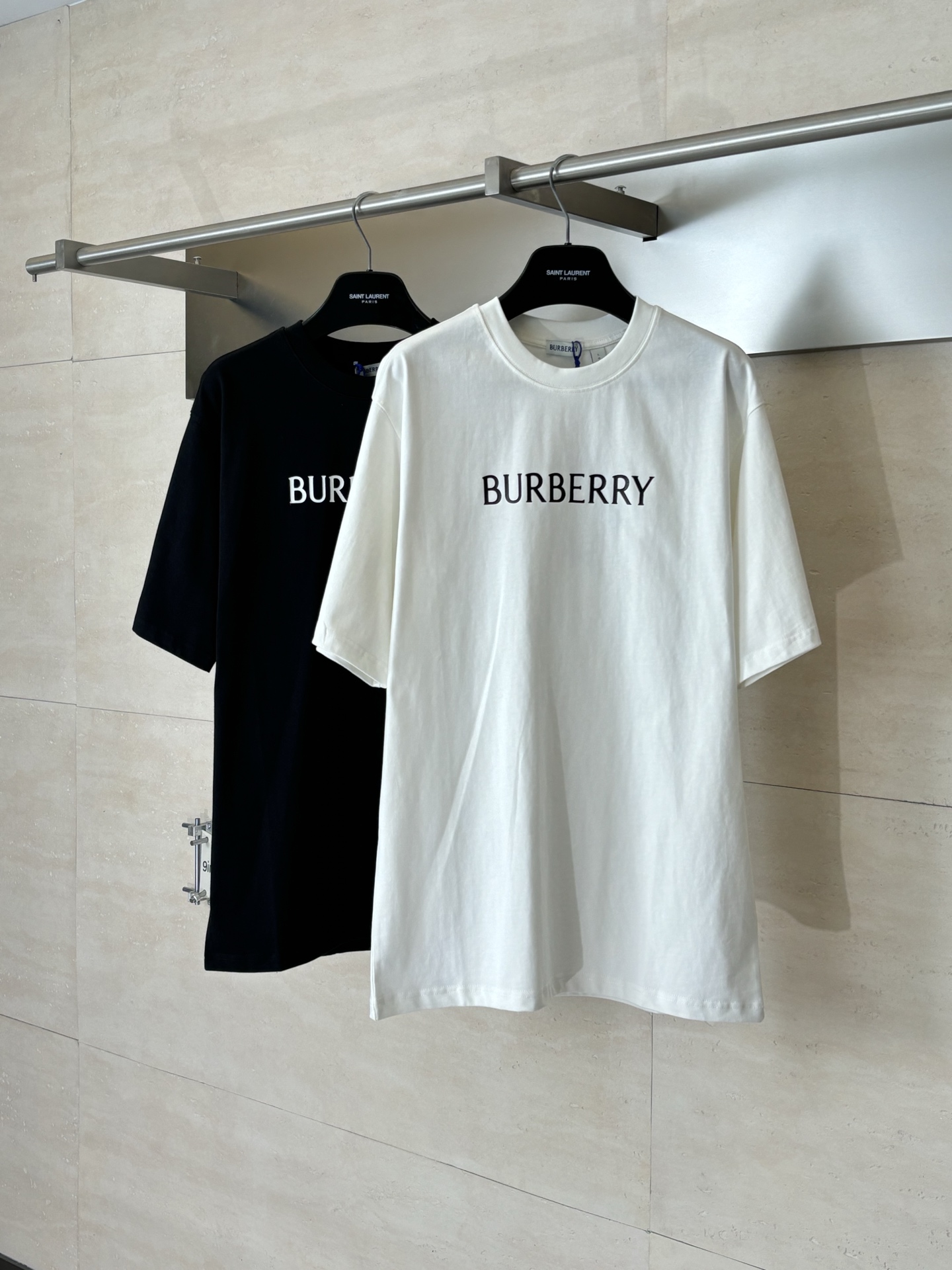 Burberry Burberr*/巴宝莉 BBr字母徽标装饰棉质短袖