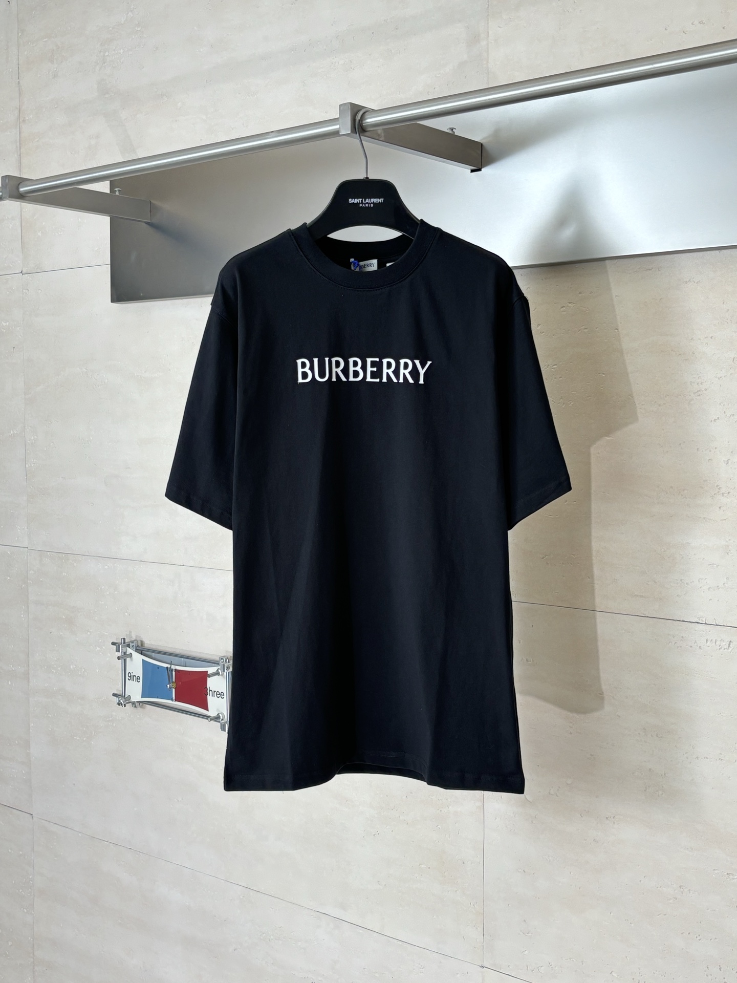Burberry Burberr*/巴宝莉 BBr字母徽标装饰棉质短袖