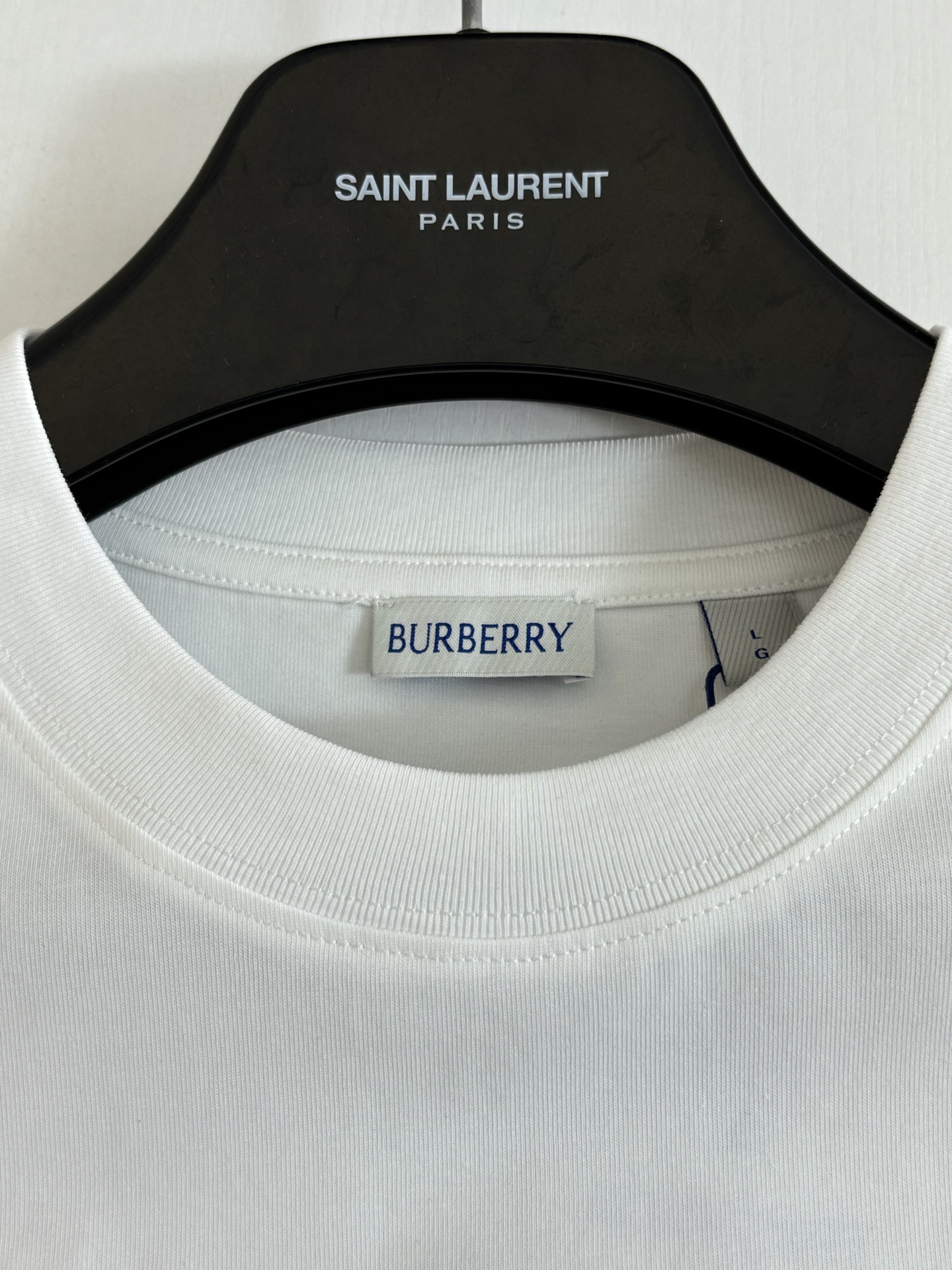 Burberry Burberr*/巴宝莉 SS26 格纹骑士马术印章刺绣圆领短袖T恤