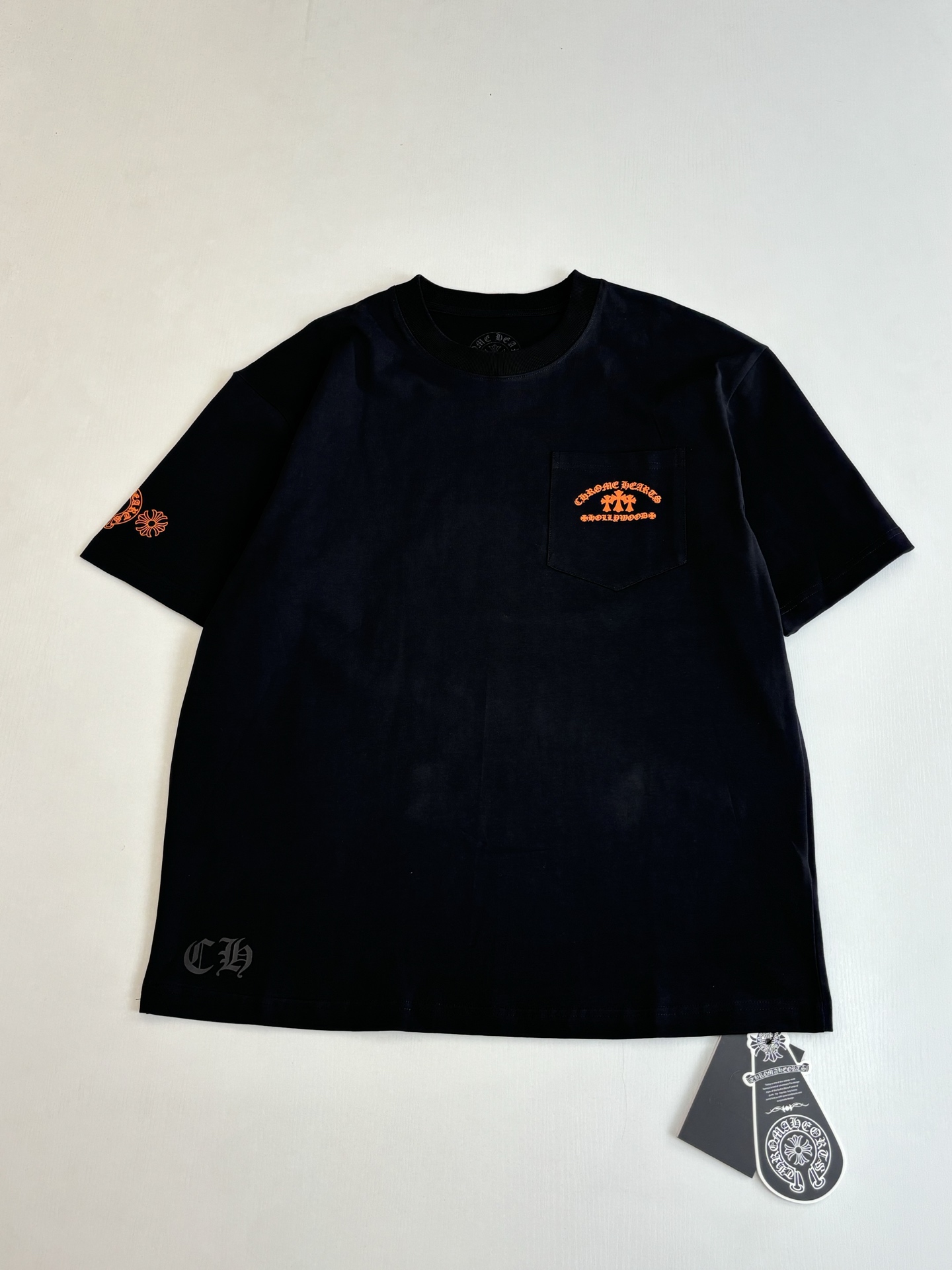 Chrome Hearts Chrome Heart*/克罗心 Hollywood限定口袋印花短袖T恤