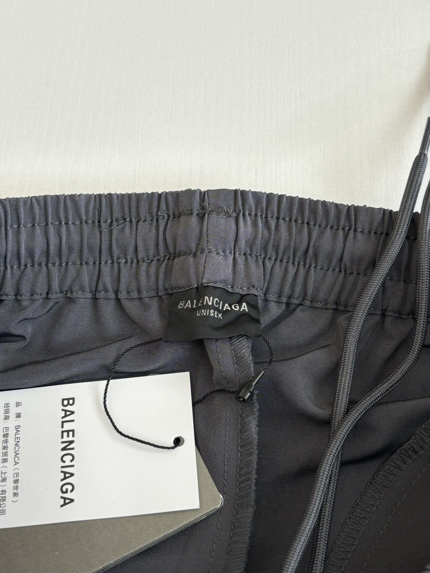 Balenciaga Balenciag*/巴黎 拼接圆环刺绣休闲短裤