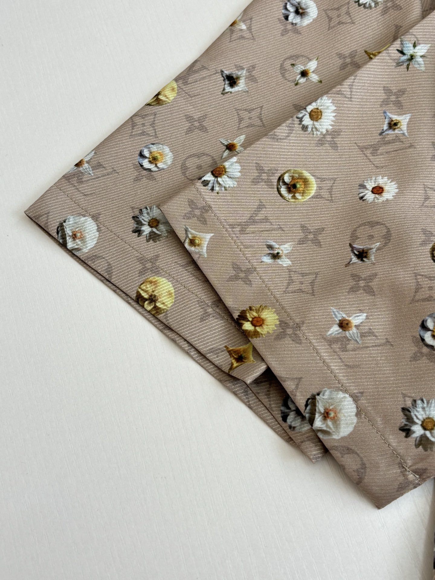 Louis Vuitton 1V/路易 SS26 夏季系列Monogram雏菊印花套装短袖衬衫