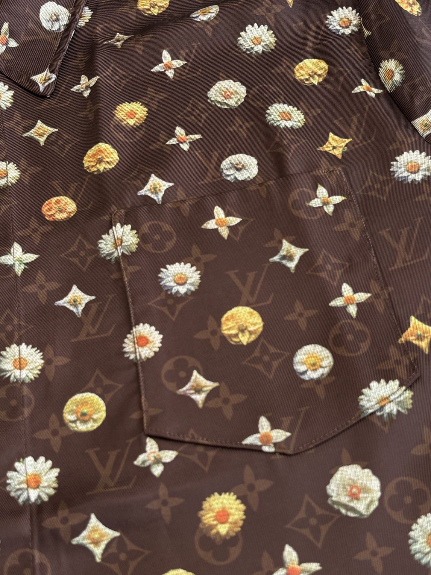 Louis Vuitton 1V/路易 SS26 夏季系列Monogram雏菊印花套装短袖衬衫