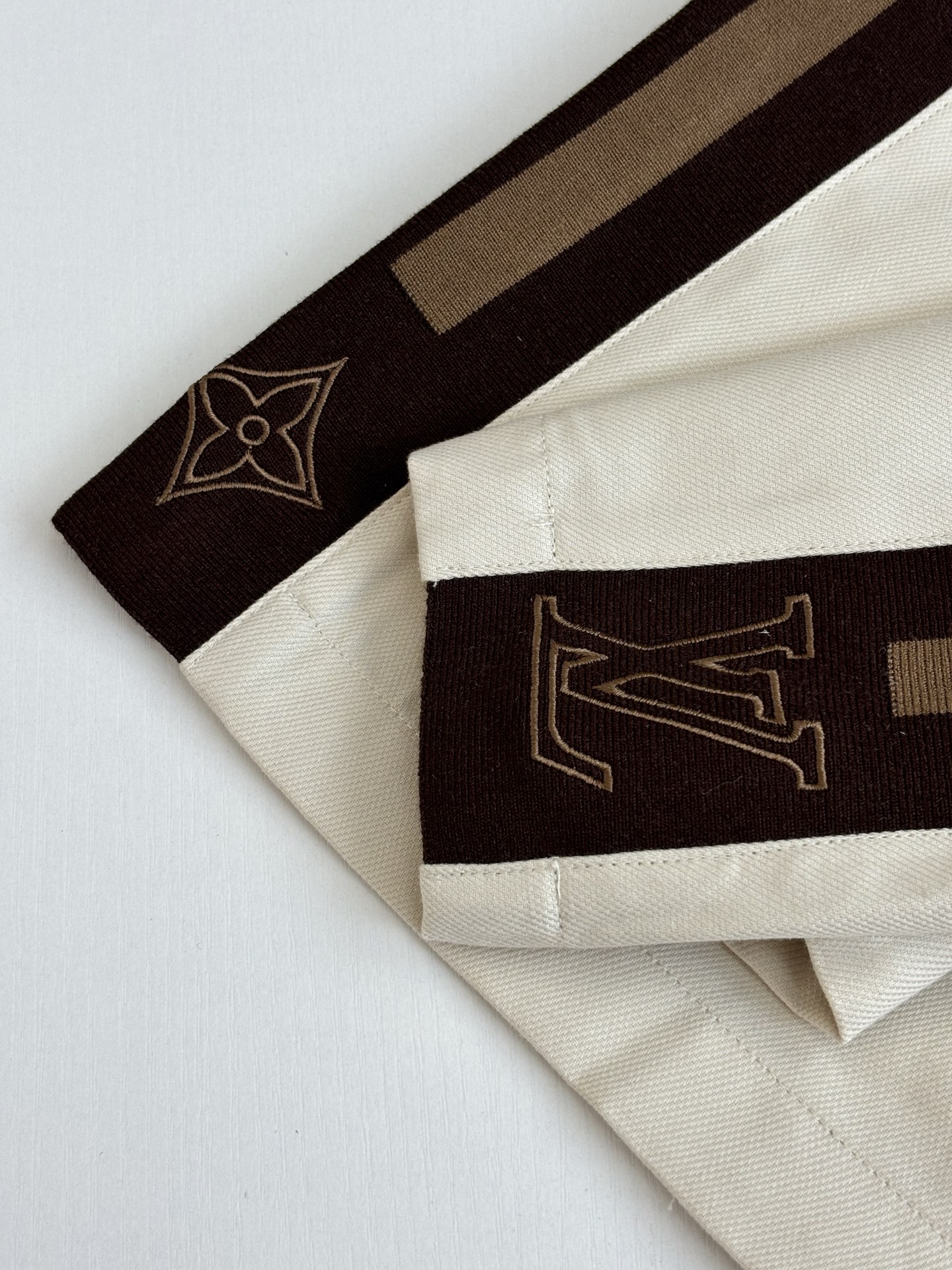 Louis Vuitton 1V/路易 SS26 夏季新款撞色织带标识短袖衬衫