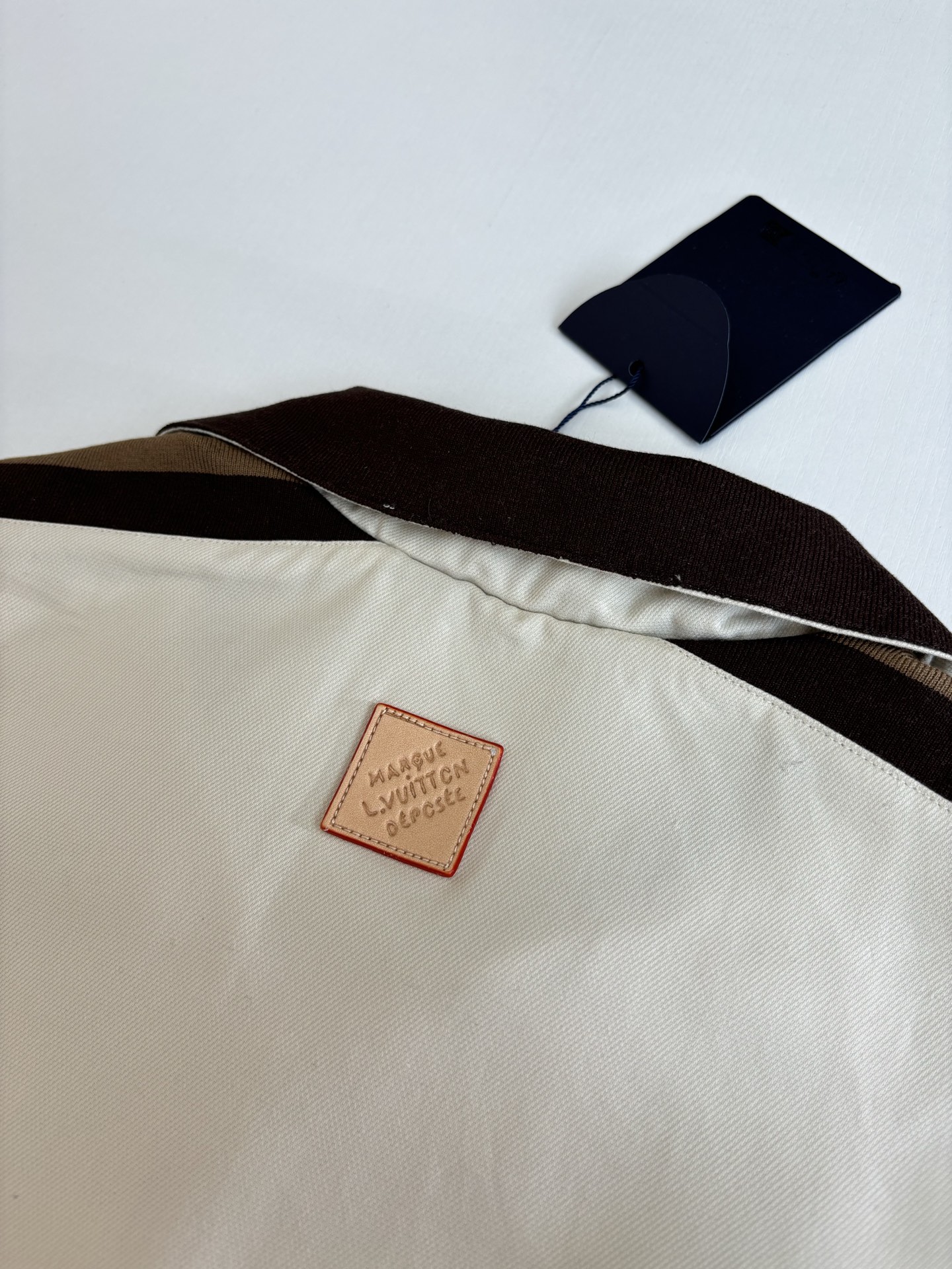 Louis Vuitton 1V/路易 SS26 夏季新款撞色织带标识短袖衬衫