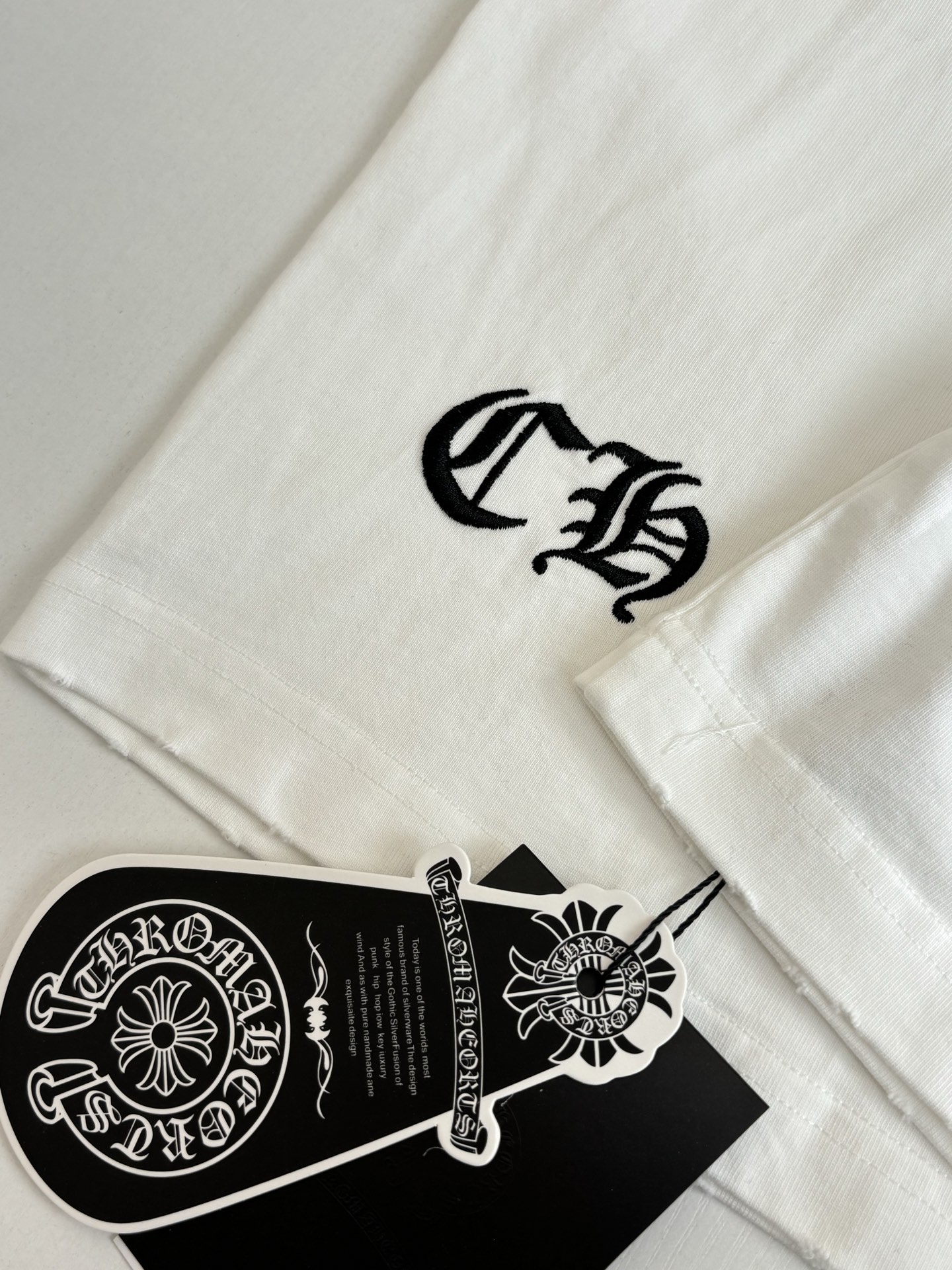 Chrome Hearts Chrome Heart*/克罗心 多标识马蹄印贴布刺绣短袖T恤