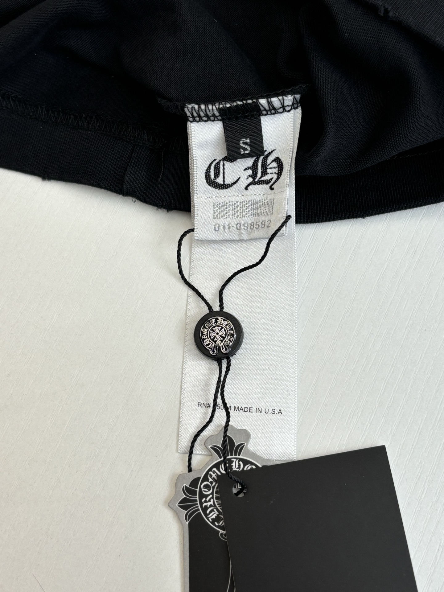 Chrome Hearts Chrome Heart*/克罗心 多标识马蹄印贴布刺绣短袖T恤