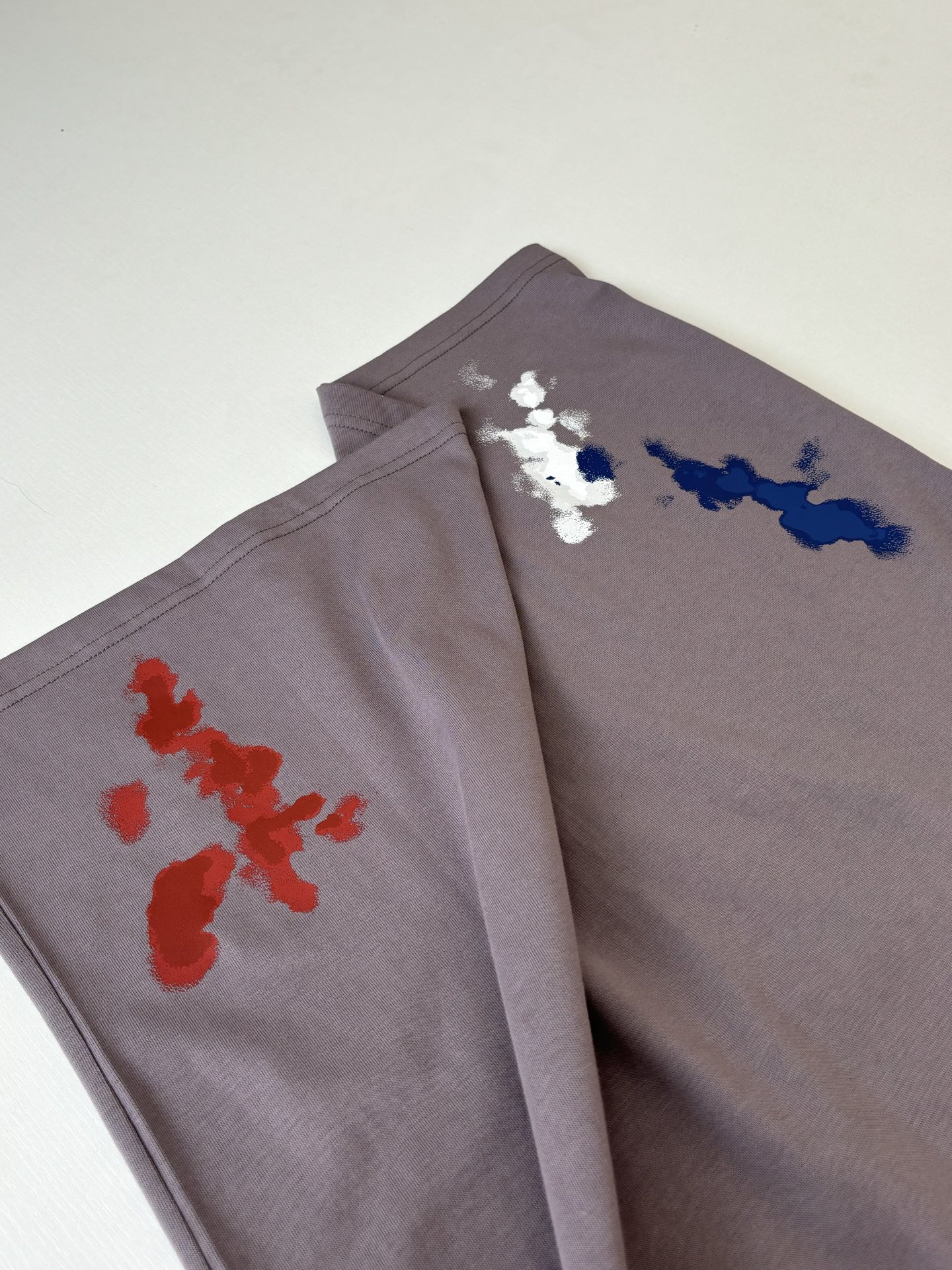 Louis Vuitton 1V/路易 SS26 手绘泼墨印花圆领短袖T恤