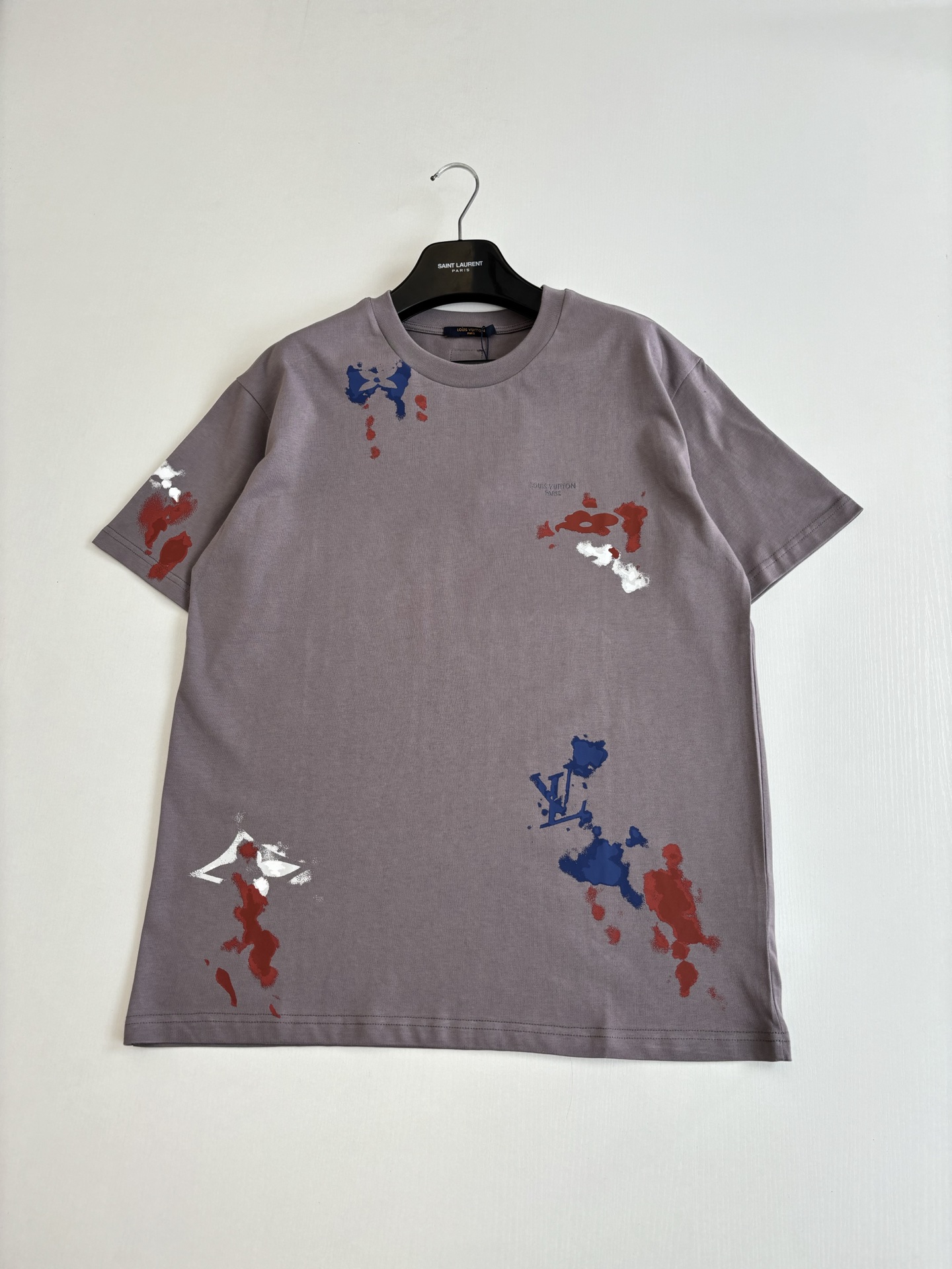 Louis Vuitton 1V/路易 SS26 手绘泼墨印花圆领短袖T恤