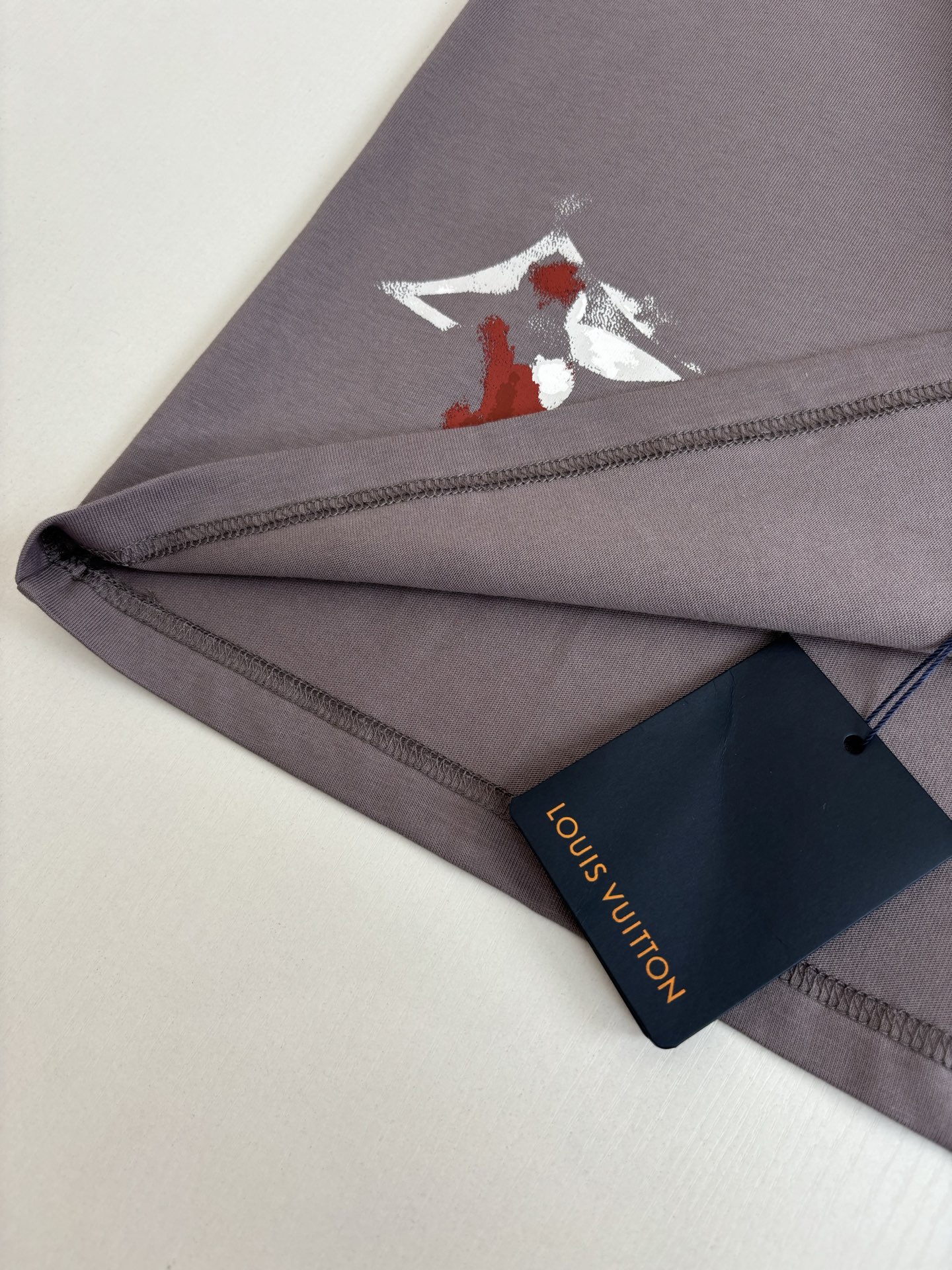 Louis Vuitton 1V/路易 SS26 手绘泼墨印花圆领短袖T恤