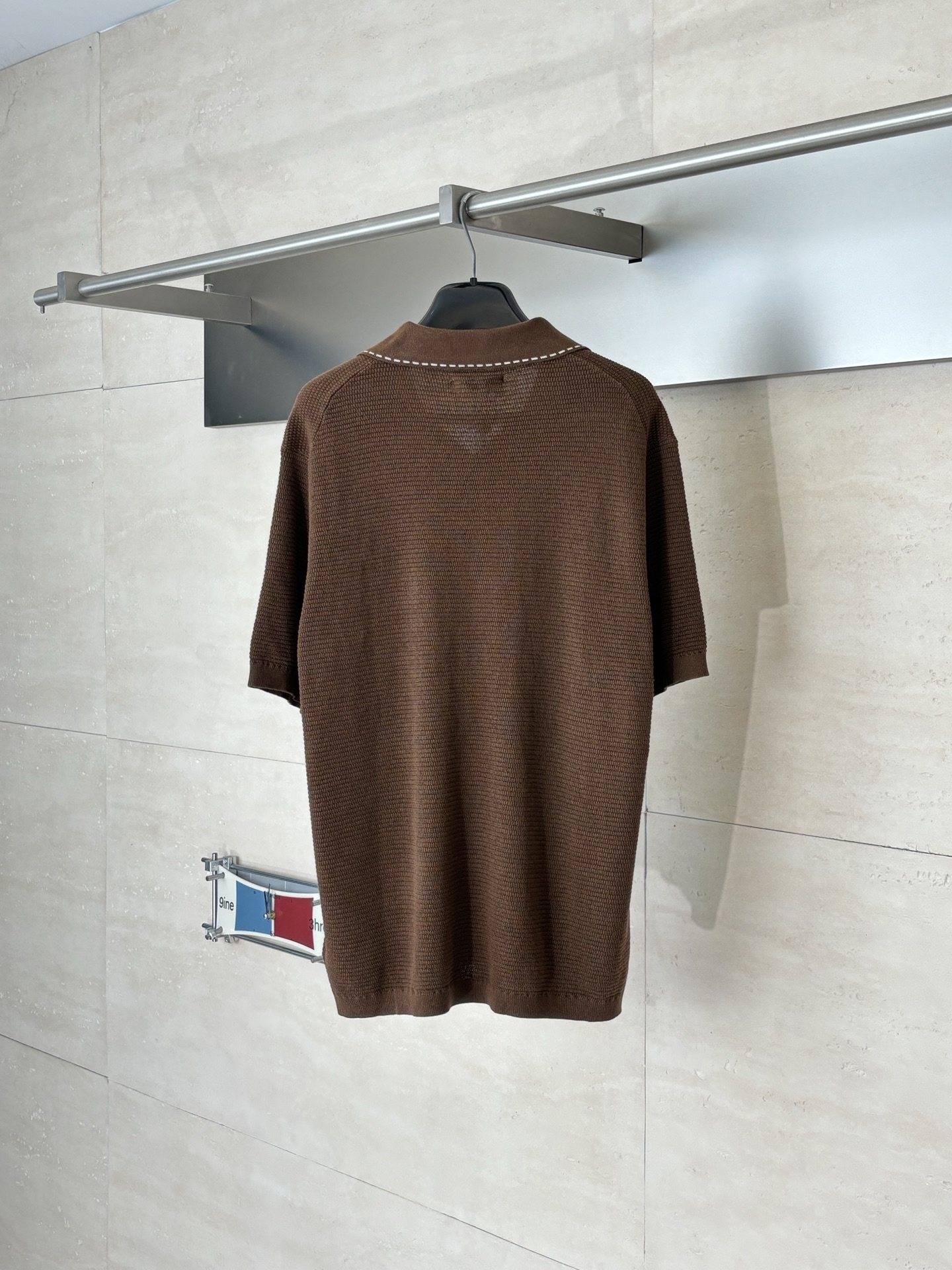 Versace Versac*/范思哲 SS26 V领针织短袖Polo衫