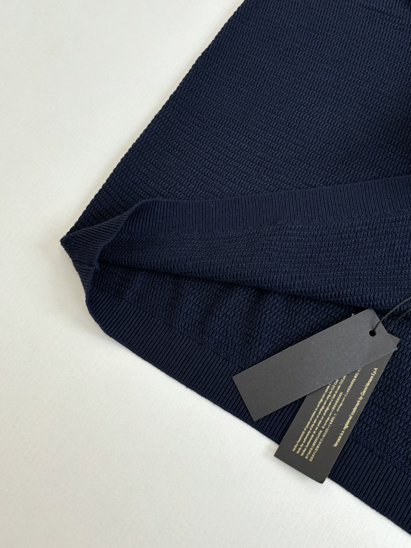Versace Versac*/范思哲 SS26 V领针织短袖Polo衫