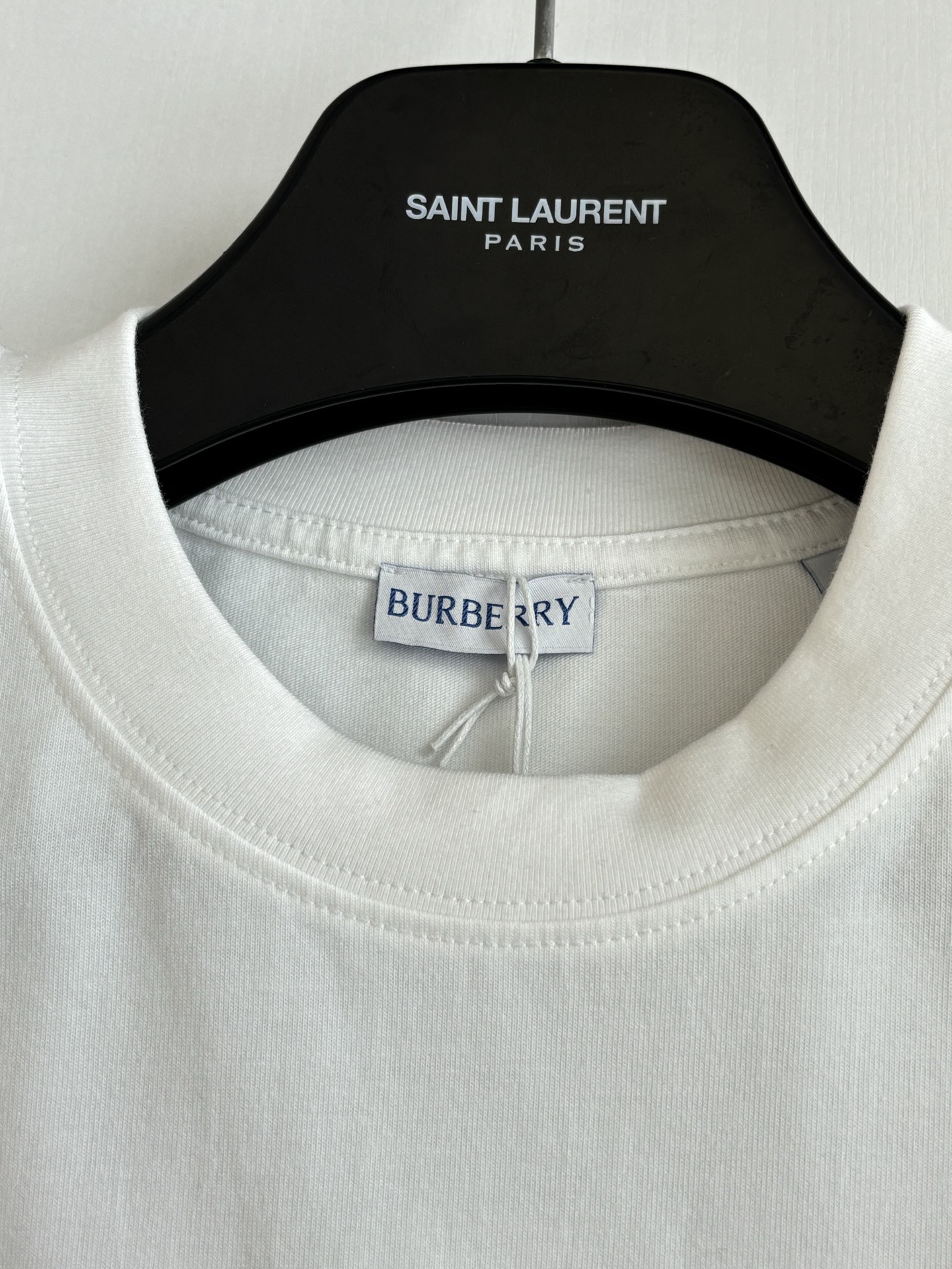 Burberry Burberr*/巴宝莉 胸口战马刺绣圆领短袖T恤