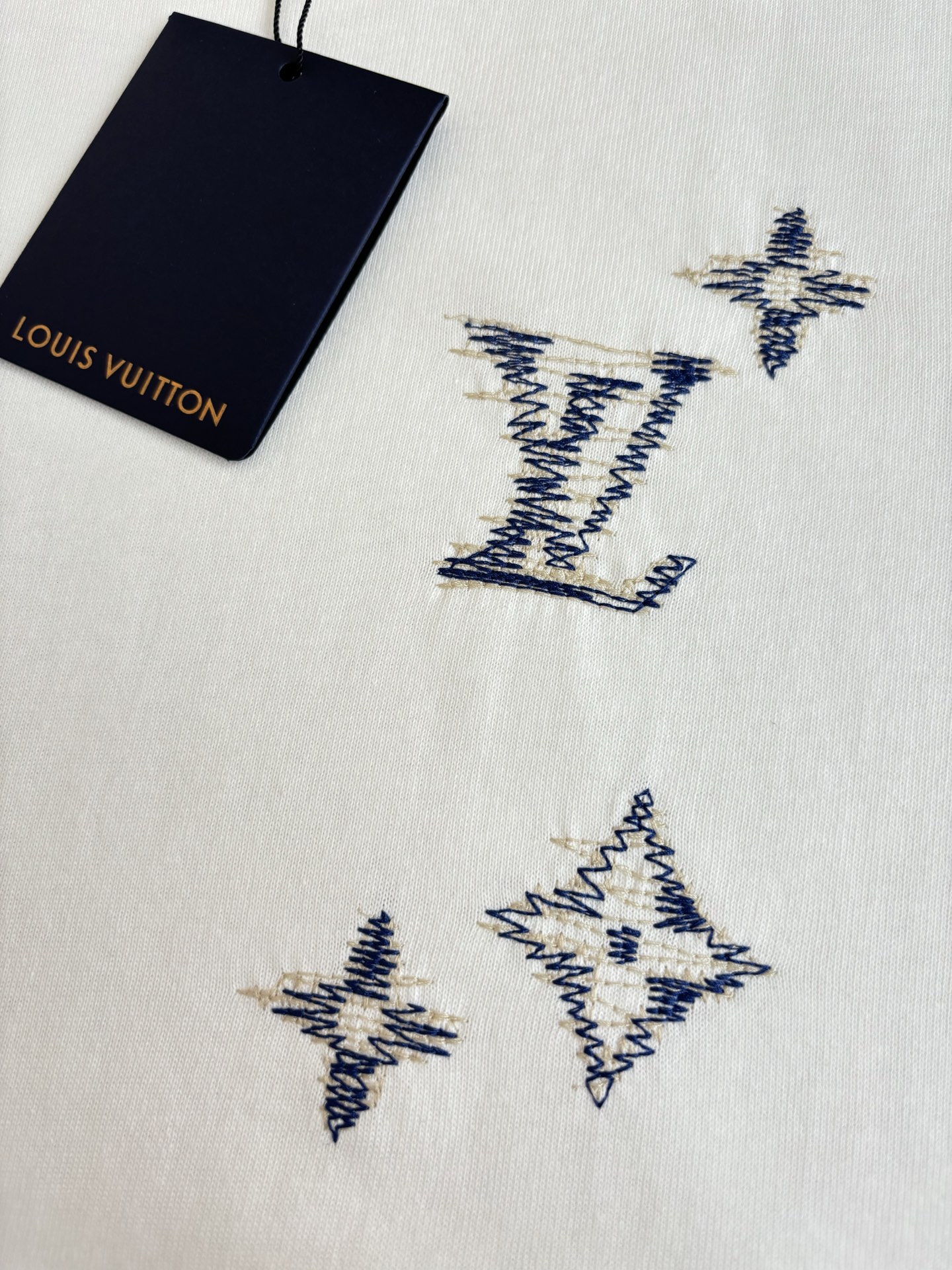 Louis Vuitton 1V/路易 FW26 Monogram素描刺绣短袖T恤