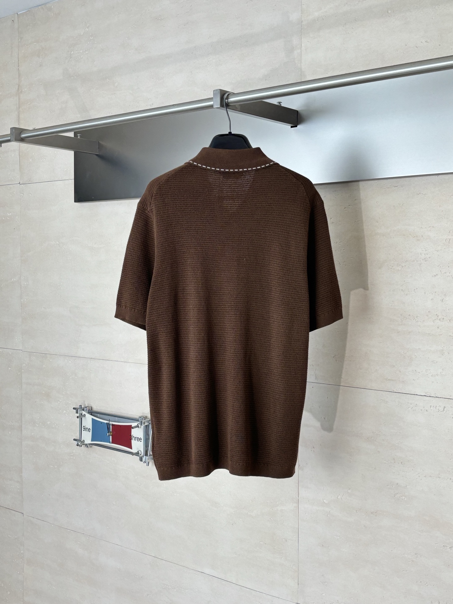 Versace Versac*/范思哲 SS26 翻领华夫格网眼针织开衫