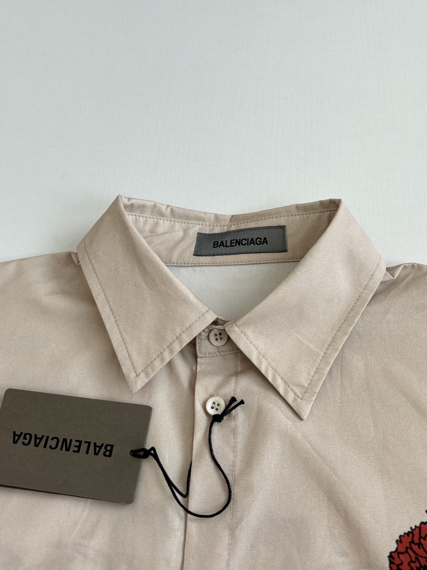 Balenciaga Balenciag*/巴黎 26SS 纹身印花套装短袖衬衫