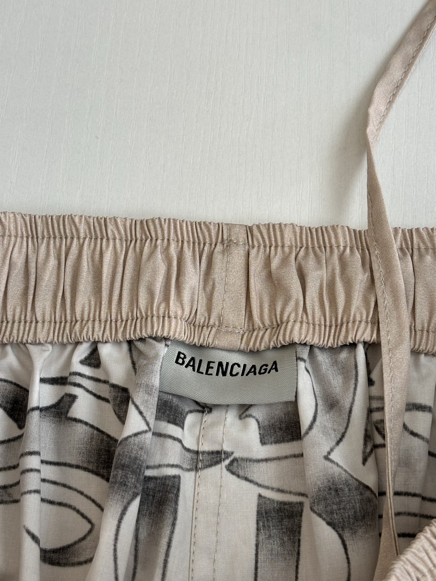 Balenciaga Balenciag*/巴黎 26SS 纹身印花套装短裤