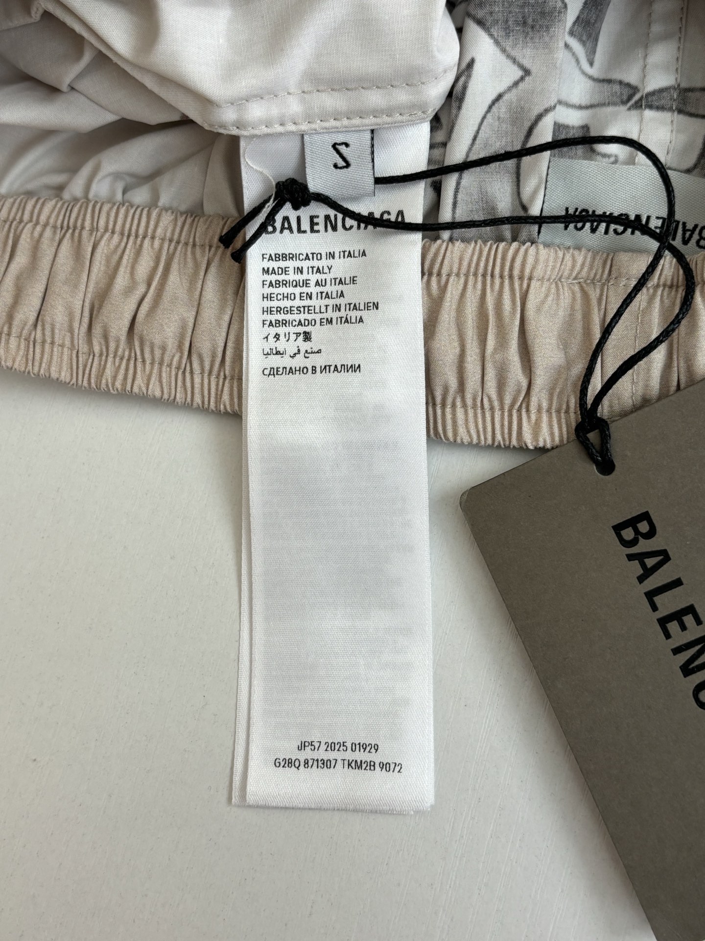 Balenciaga Balenciag*/巴黎 26SS 纹身印花套装短裤