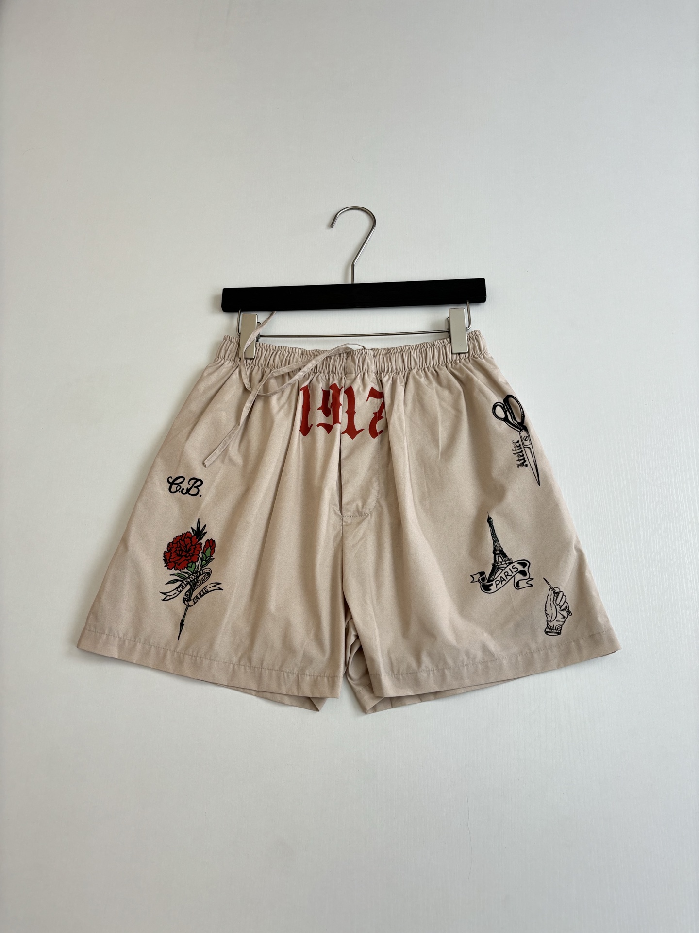 Balenciaga Balenciag*/巴黎 26SS 纹身印花套装短裤