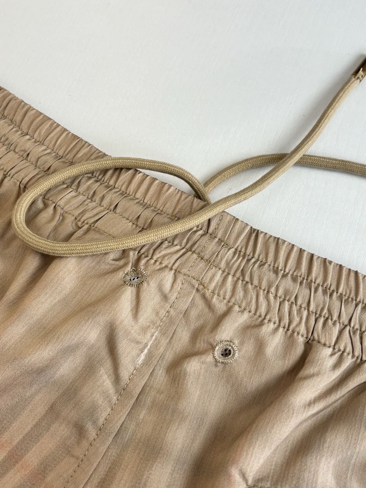 Burberry Burberr*/巴宝莉 Vintage 格纹沙滩短裤