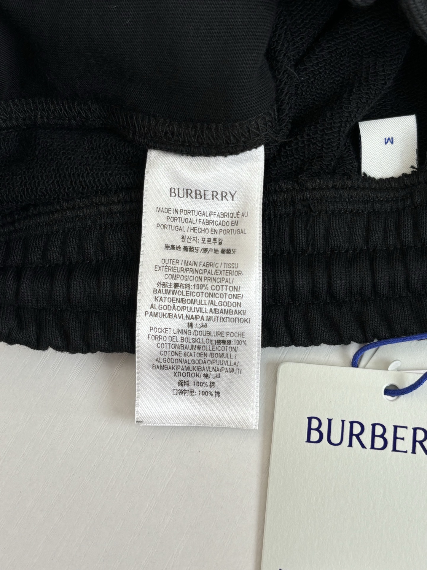 Burberry Burberr*/巴宝莉 马术骑士刺绣运动短裤
