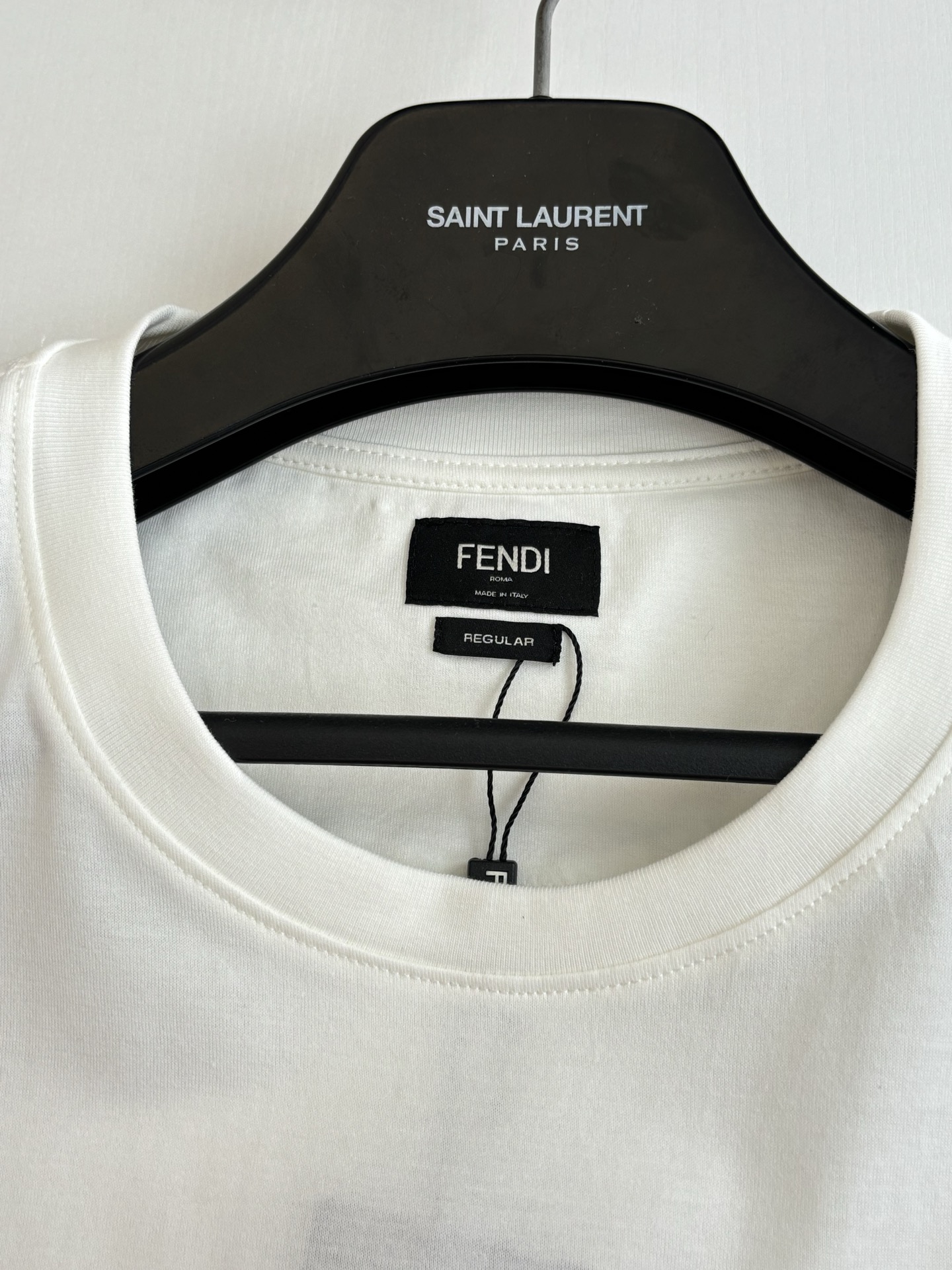 Fendi Fend*/芬迪 SS26 趣味冰淇淋刺绣短袖T恤