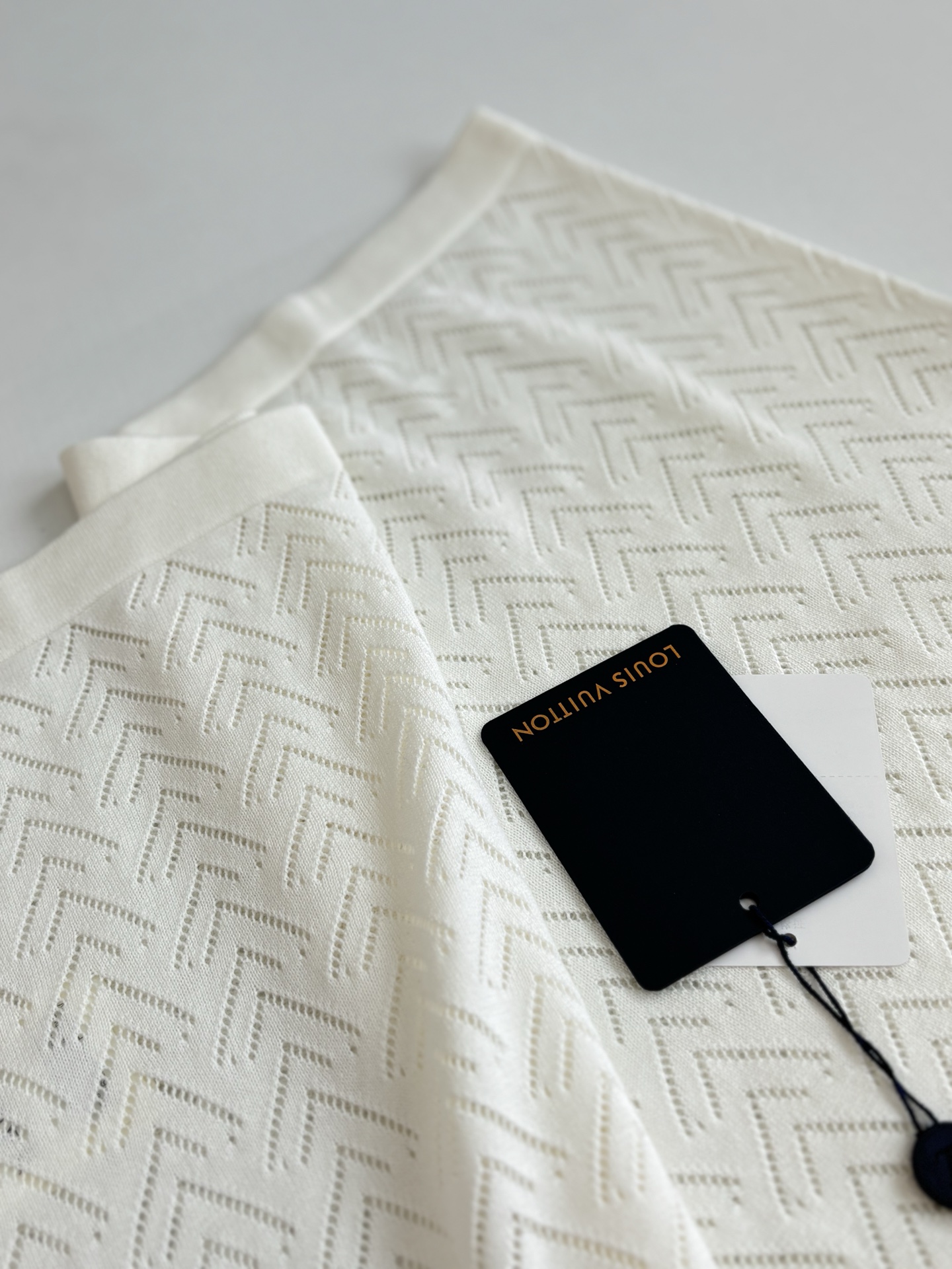 Louis Vuitton 1V/路易 SS26 镂空针织短袖PoLo衫