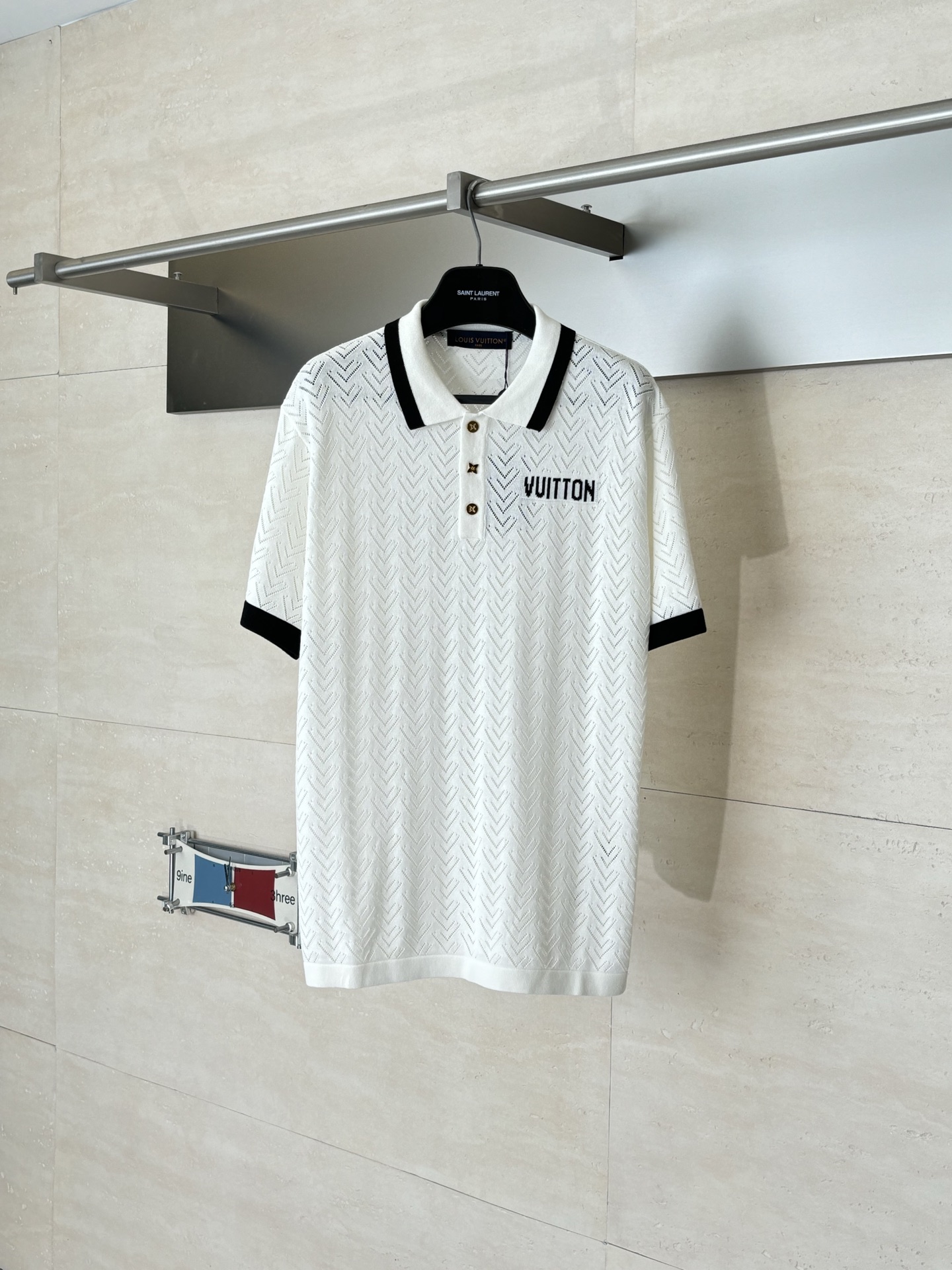 Louis Vuitton 1V/路易 SS26 镂空针织短袖PoLo衫