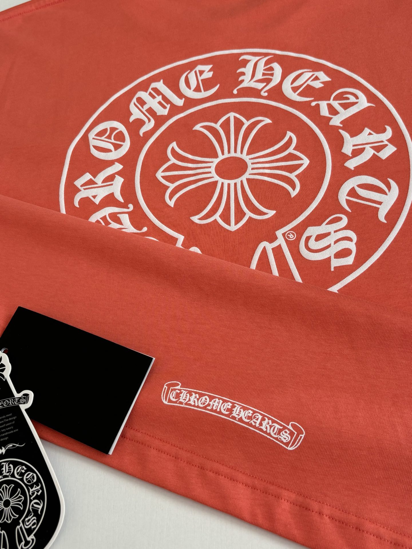 Chrome Hearts Chrome Heart*/克罗心 撞色马蹄印花短袖T恤