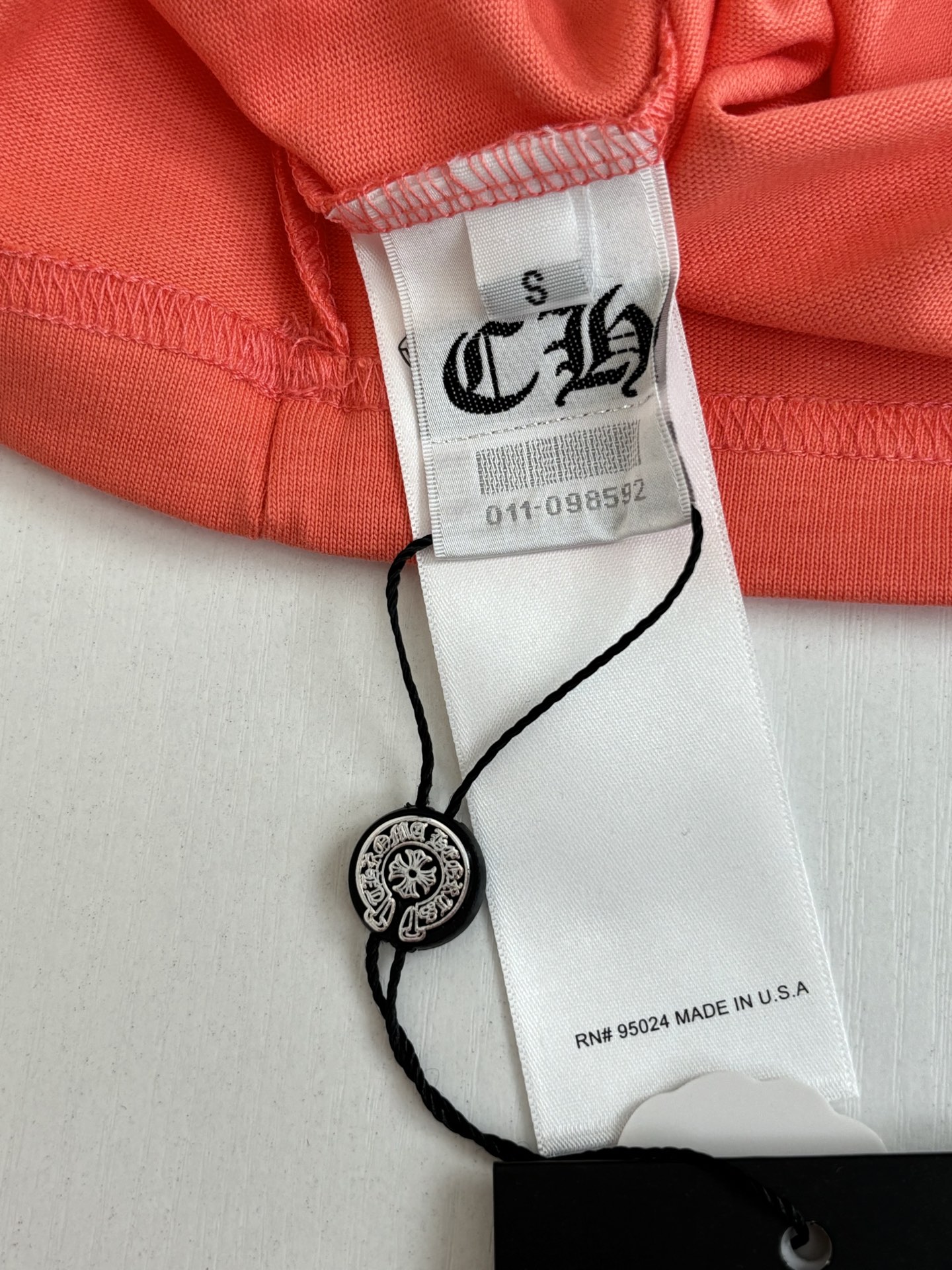 Chrome Hearts Chrome Heart*/克罗心 撞色马蹄印花短袖T恤
