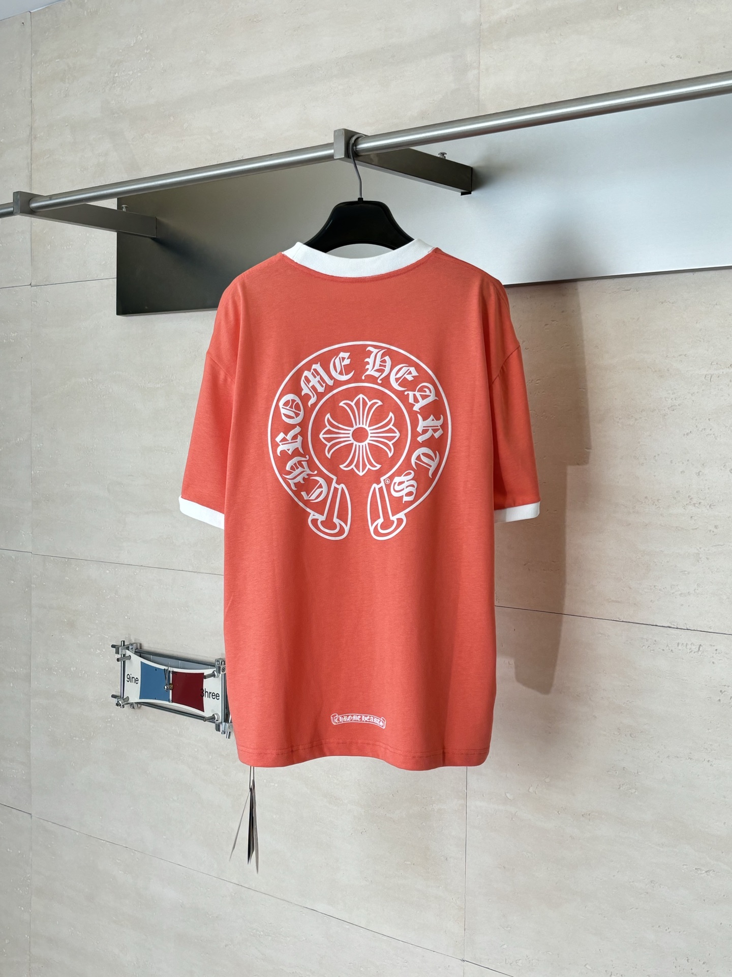 Chrome Hearts Chrome Heart*/克罗心 撞色马蹄印花短袖T恤